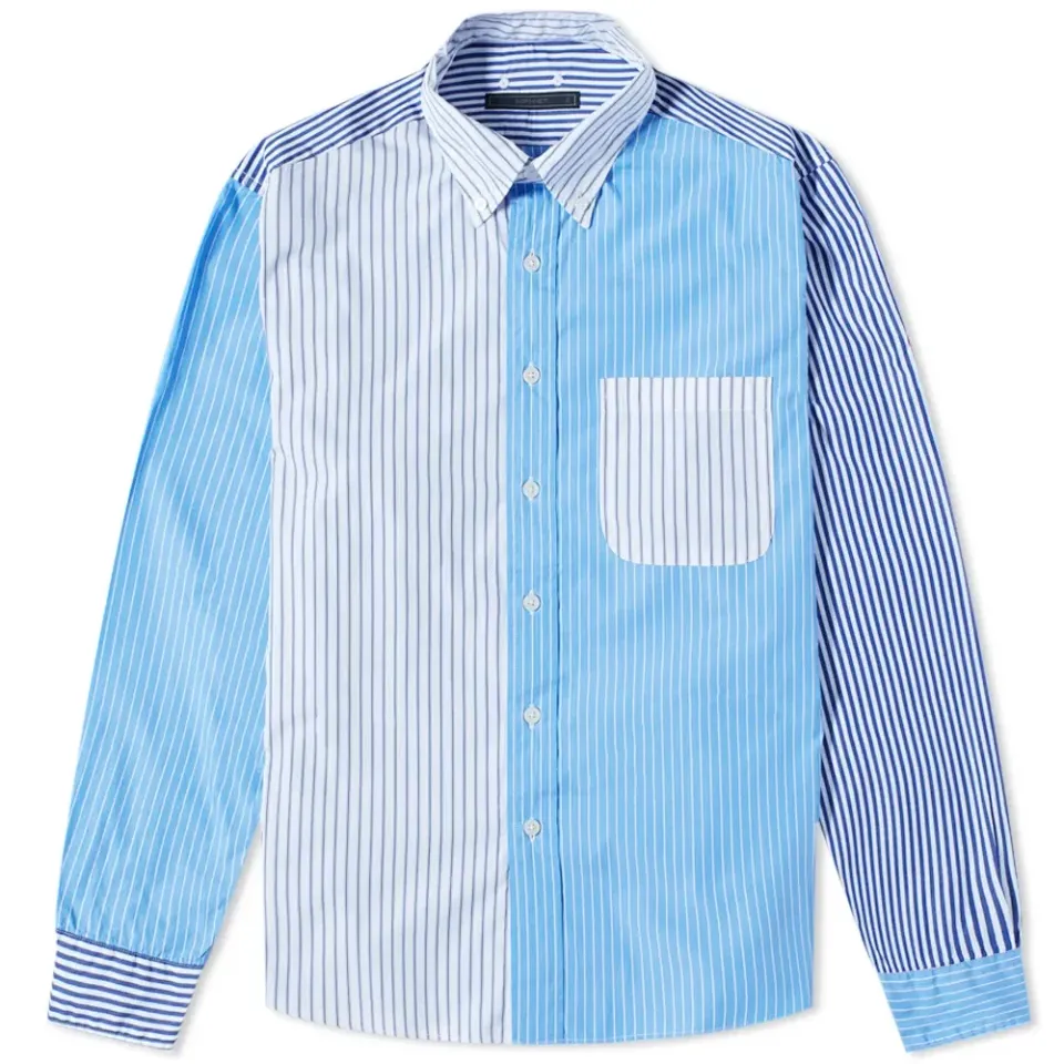 SOPHNET. Paneled Mix Shirt