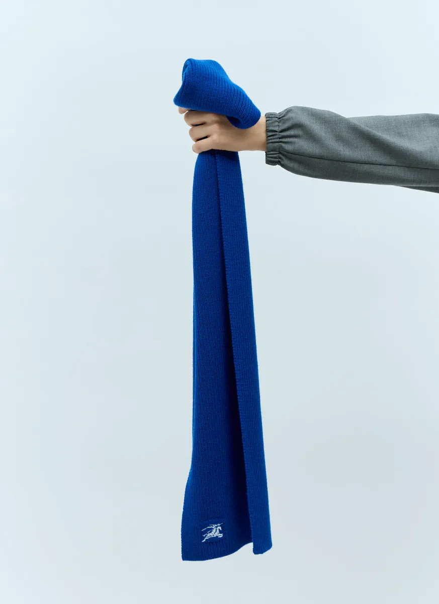 Ribbed Cashmere Scarf