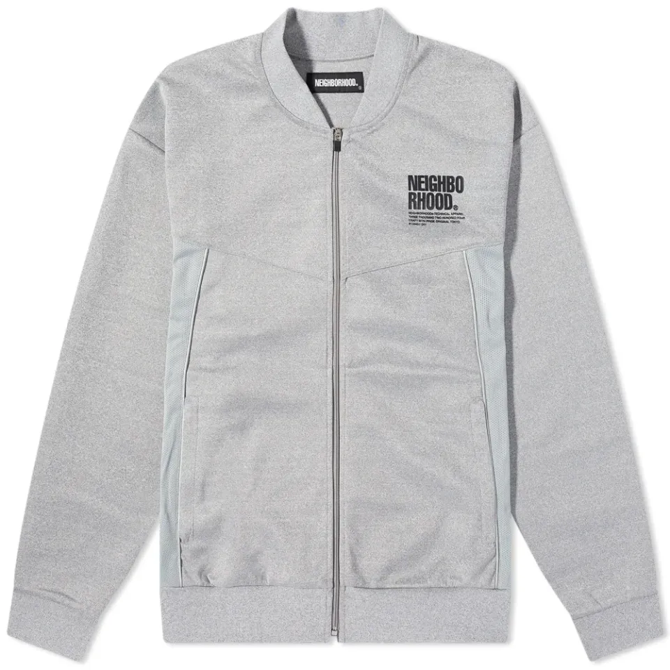 Jersey Zip Bomber Jacket
