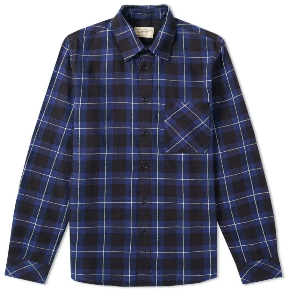 Nudie Sten Block Check Shirt