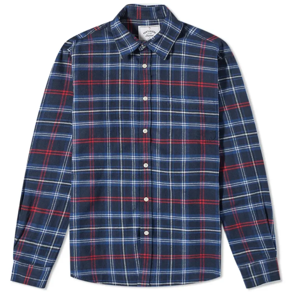 Pop Up Flannel Check Shirt
