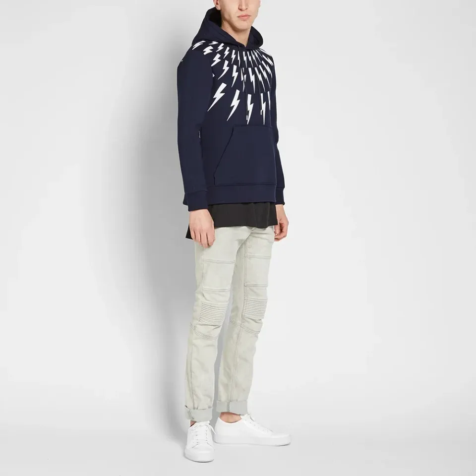 Fair Isle Thunderbolt Hoody