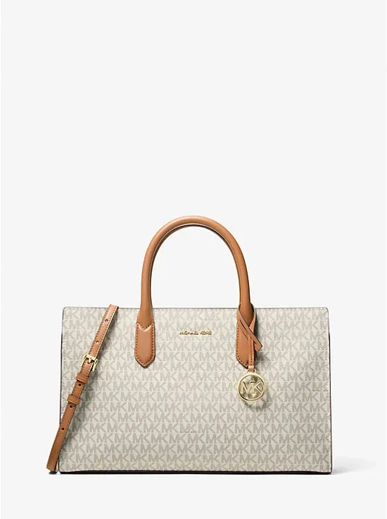 Scarlett Medium Signature Logo Satchel