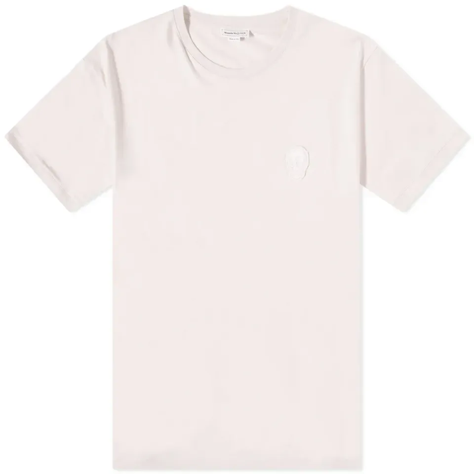Tonal Skull Motif T-Shirt