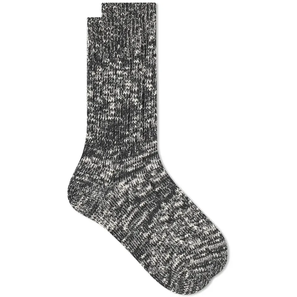 Low Gauge Slub Crew Sock