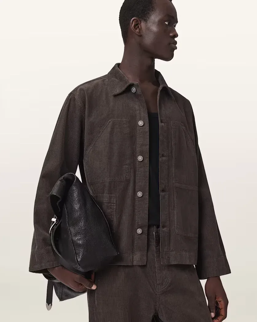 Mukesh Relaxed Fit Cord Shacket
