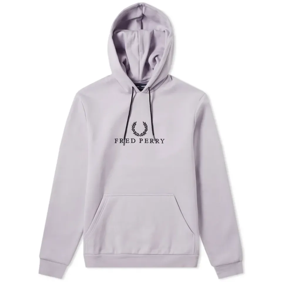Fred Perry Embroidered Hooded Sweat