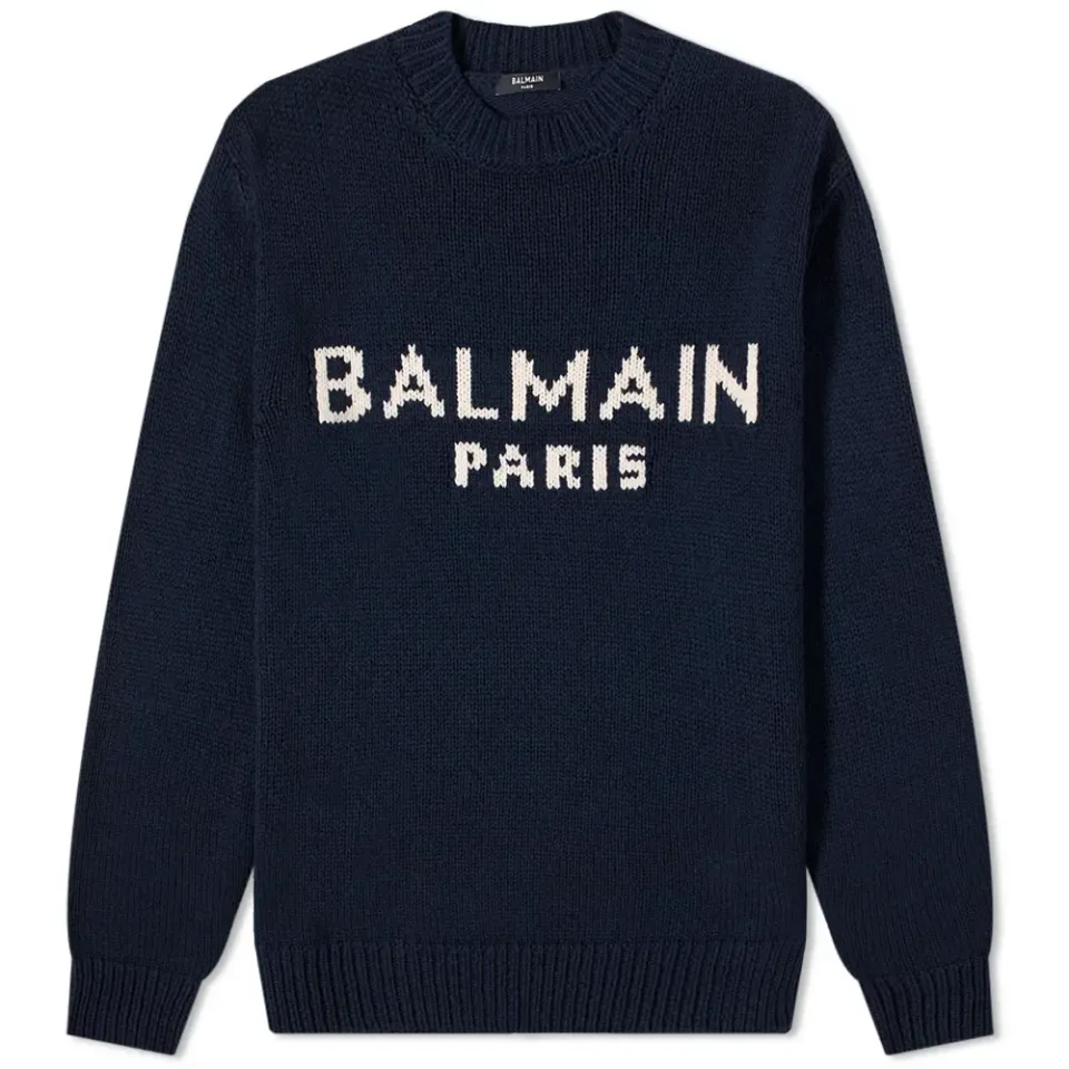 Merino Logo Knit Crew