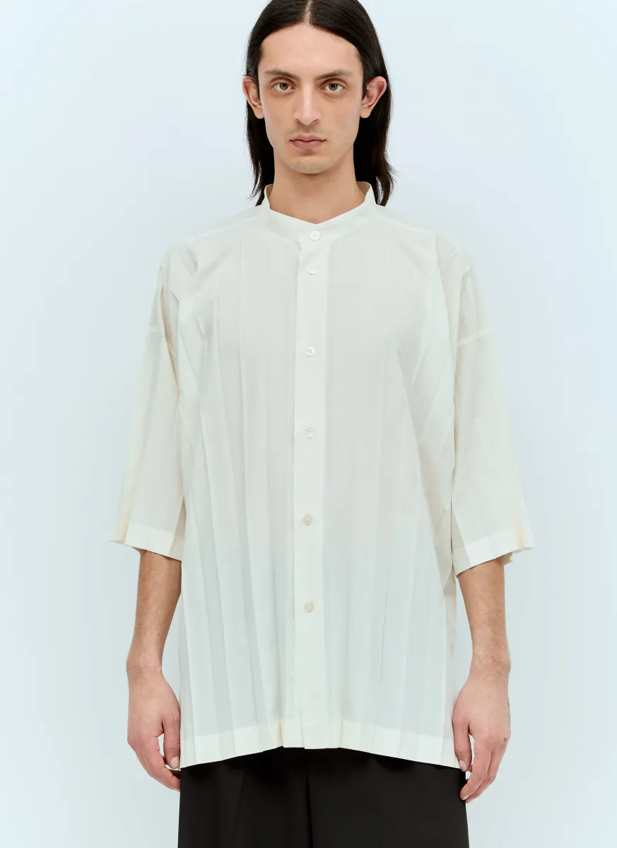 Edge Pleated Shirt