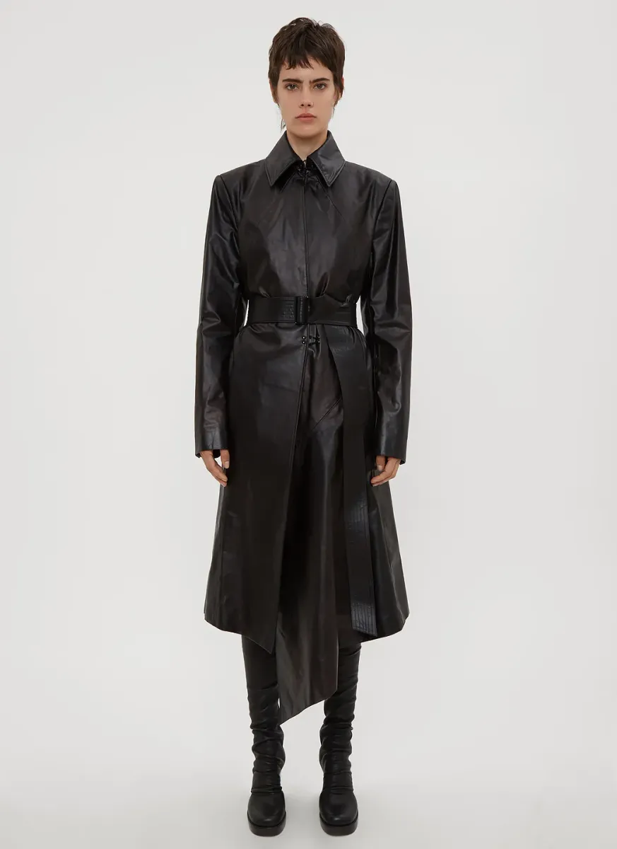 Tailored Leather Coat