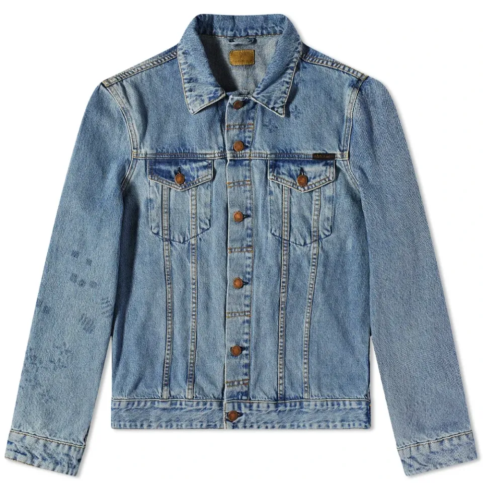 Nudie Jeans Jerry Blue Scribbles