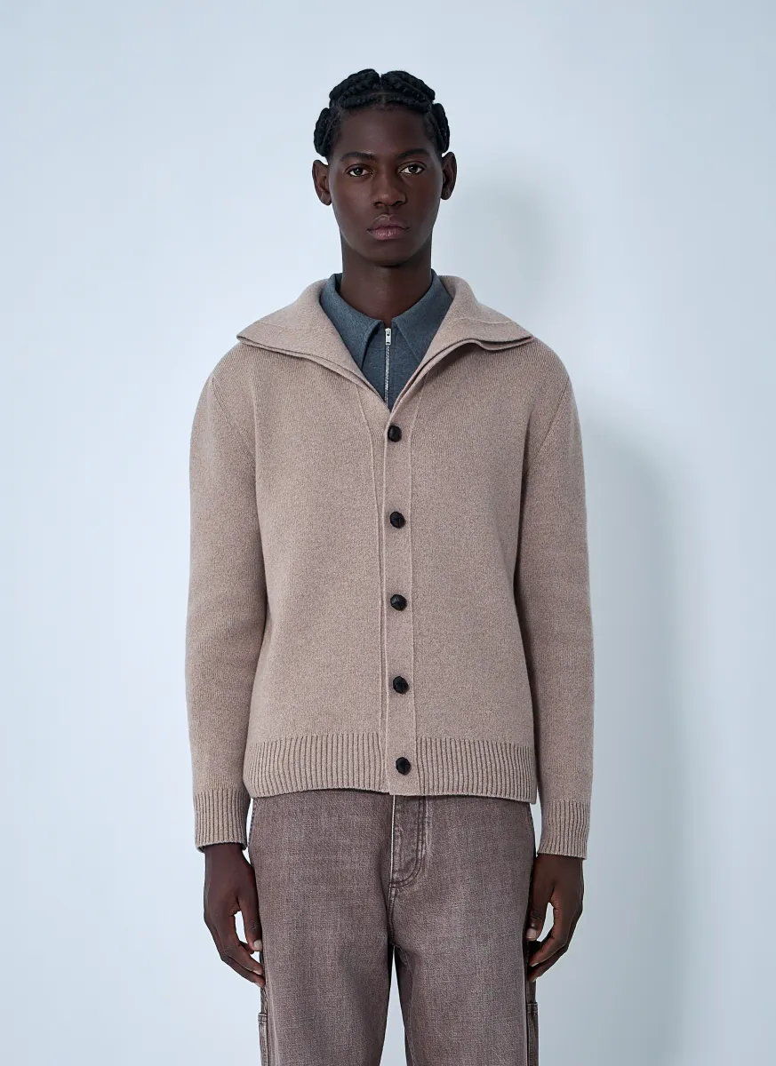Compact Wool Cardigan