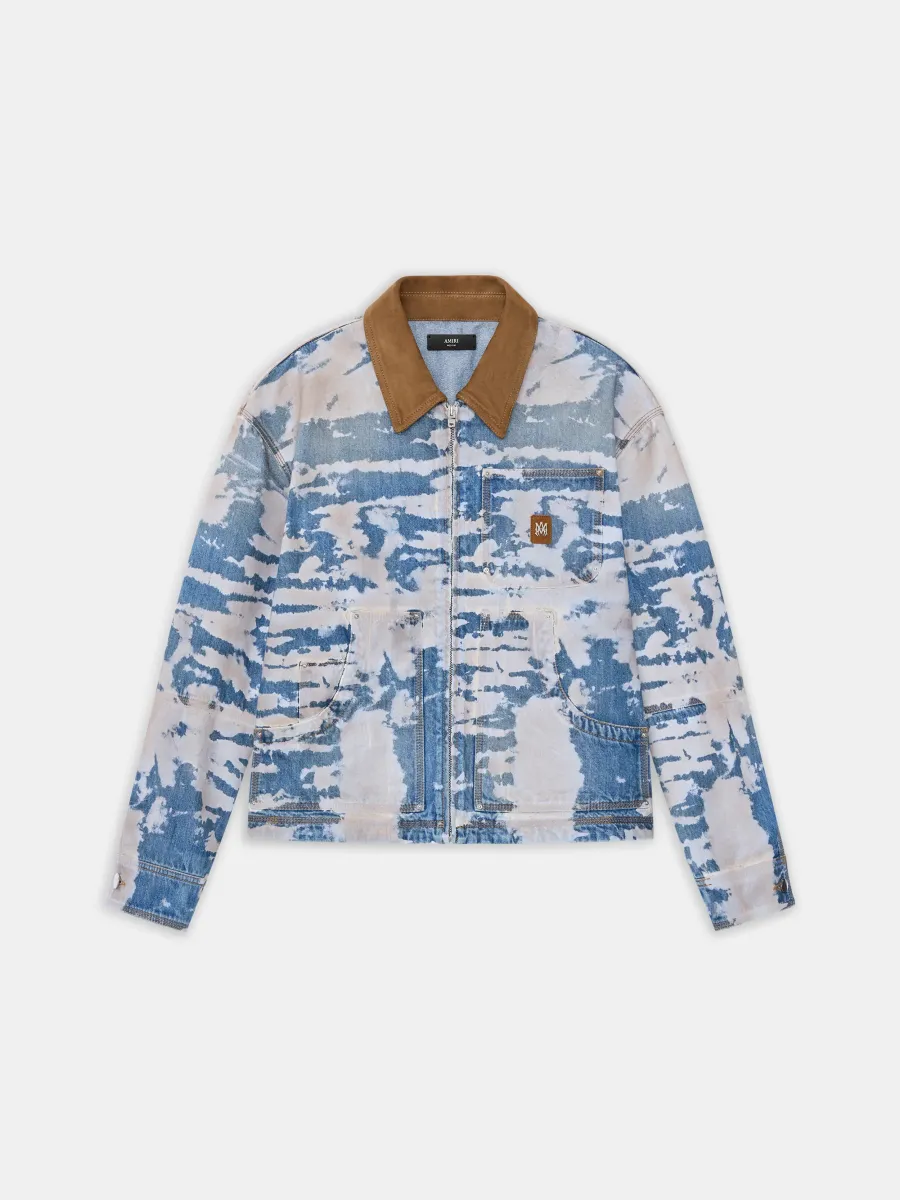 BLEACHED WORK JACKET - Bleach Out