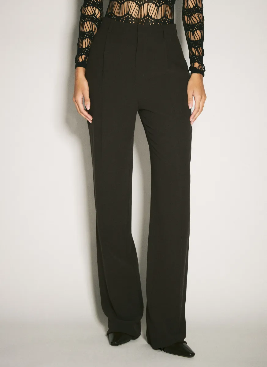 Silk Tailored Pants