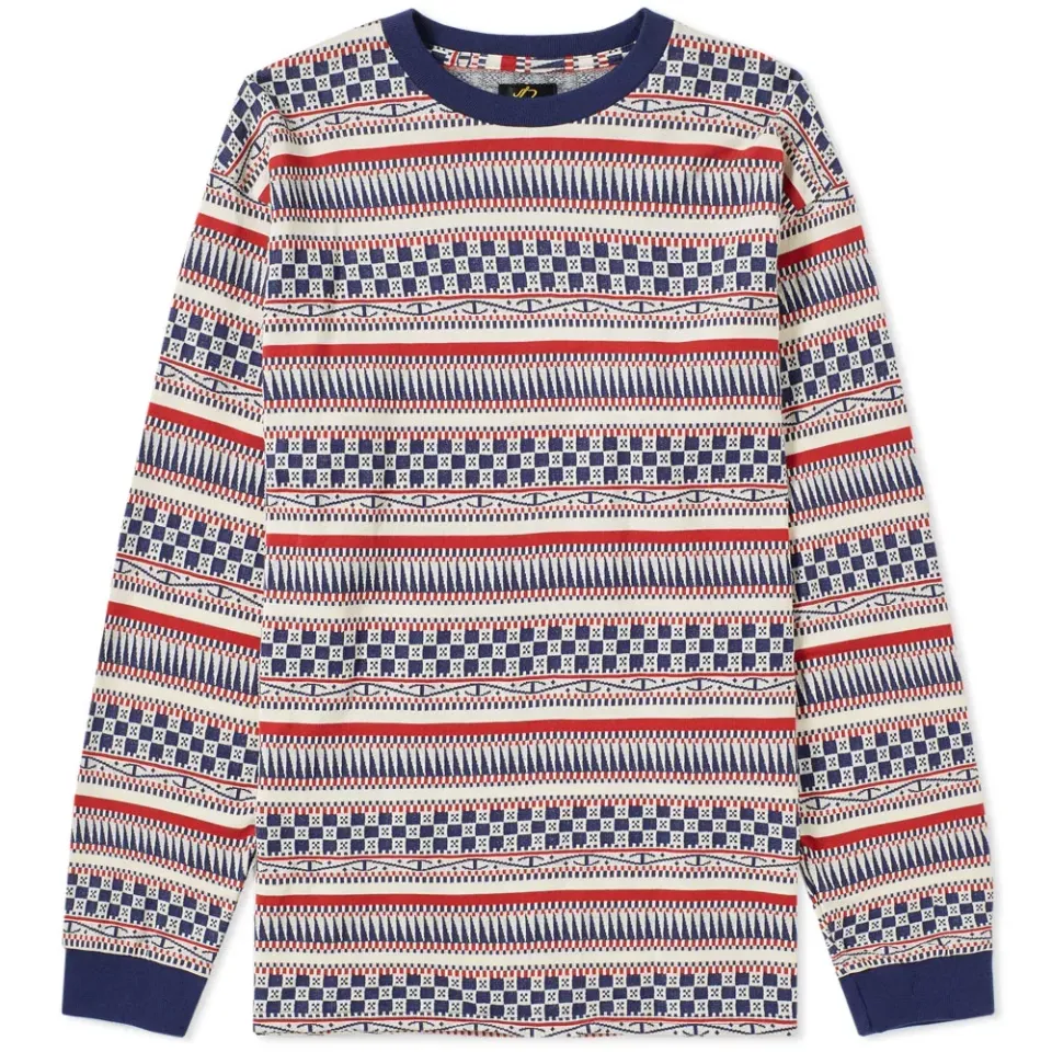 Long Sleeve Tribe Jacquard Tee