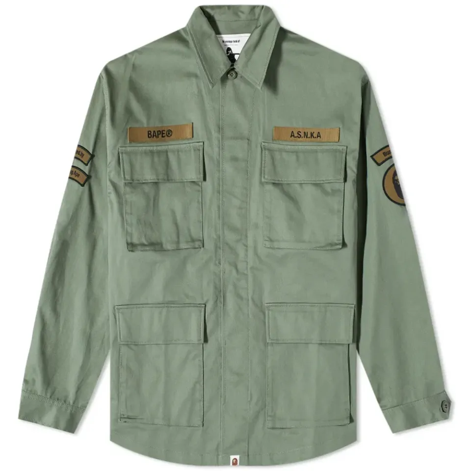 Relaxed Fit Military Shirt