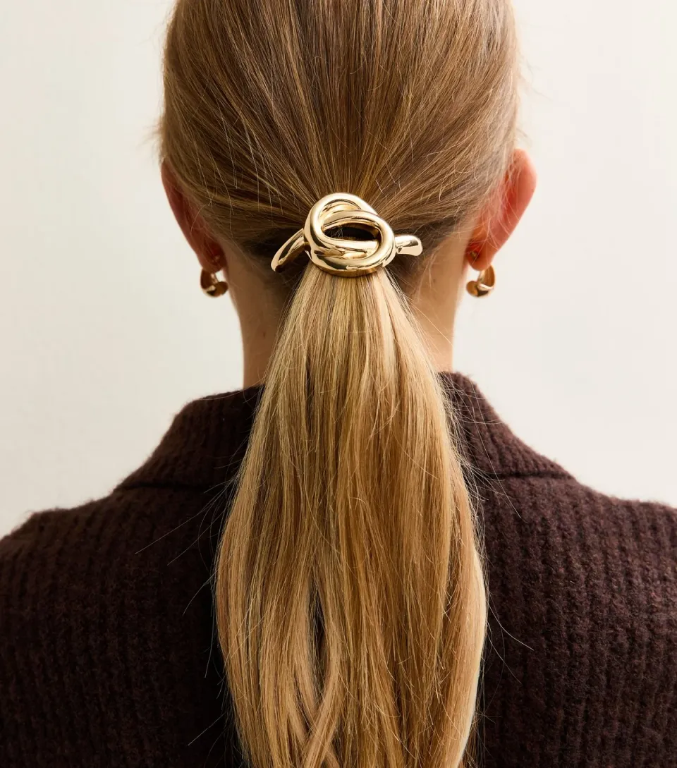 Black Metal Trim Hair Band