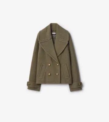 Wool Jacket in Glade green