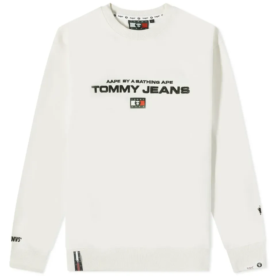 AAPE x Tommy Crew Sweat
