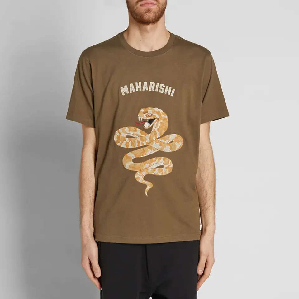 Embroidered Adder Tee