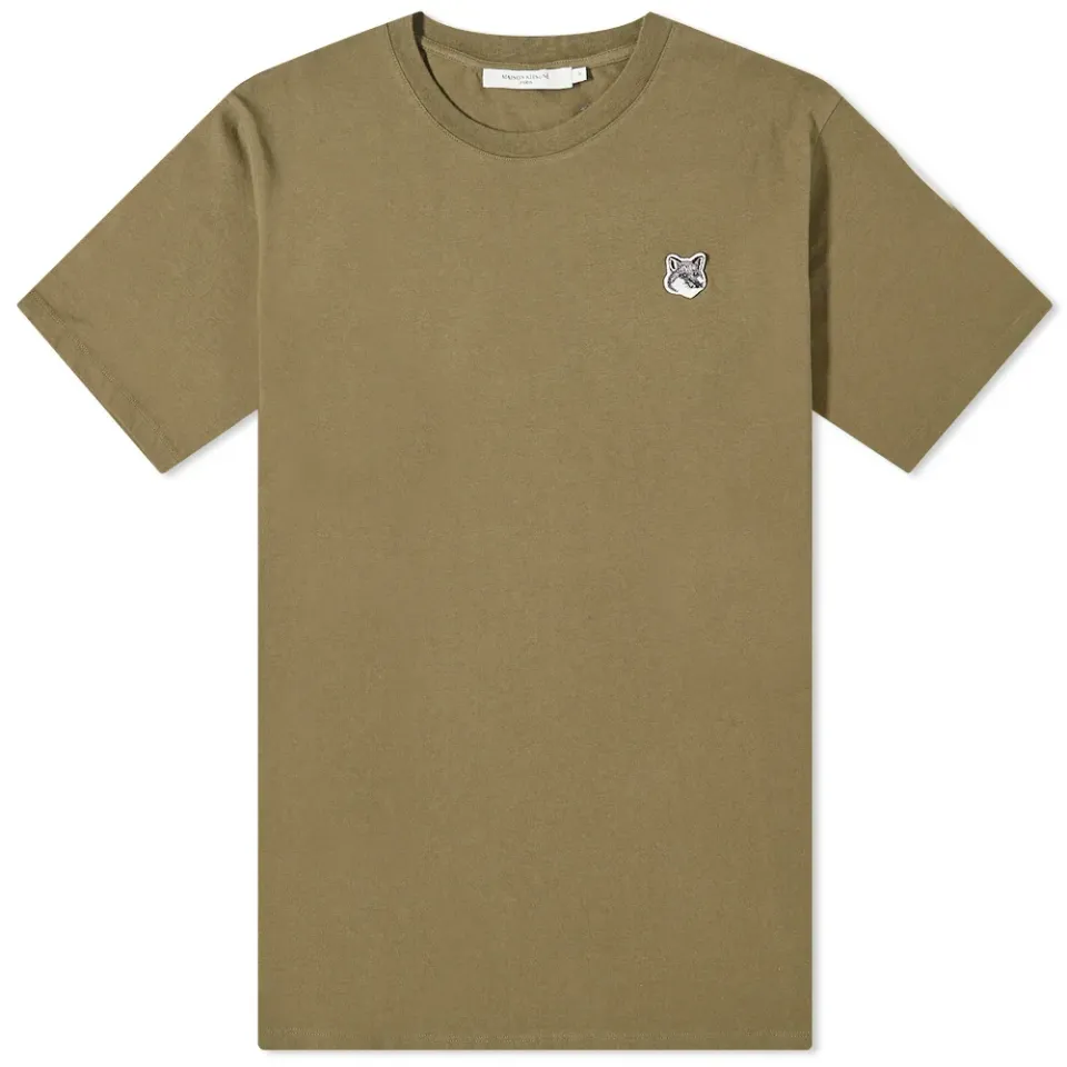 Grey Fox Head Patch Classic T-Shirt