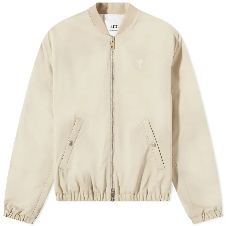 AMI Small A Heart Bomber Jacket