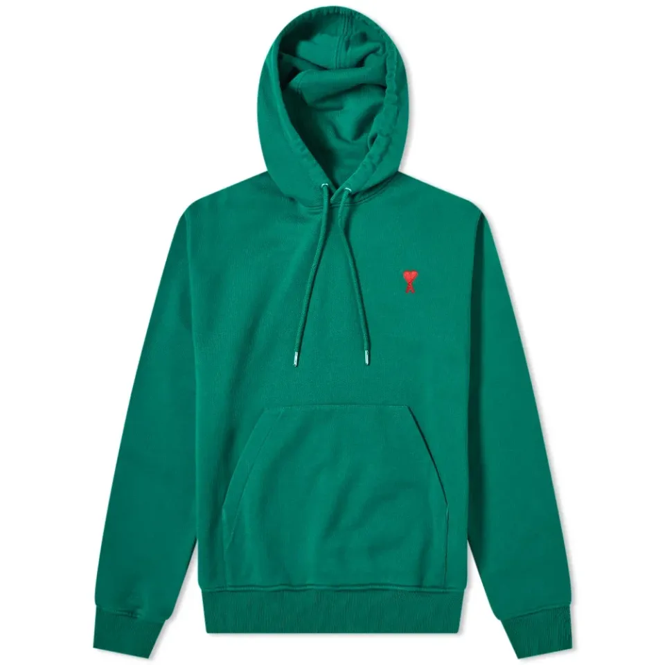 AMI Small A Heart Popover Hoodie