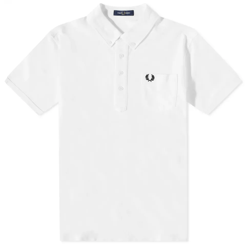 Button Down Collar Polo
