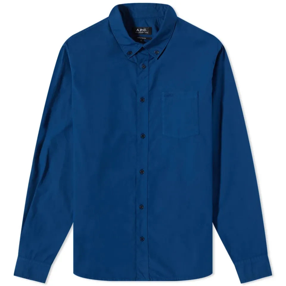 A.P.C. Edouard Button Down Logo Shirt