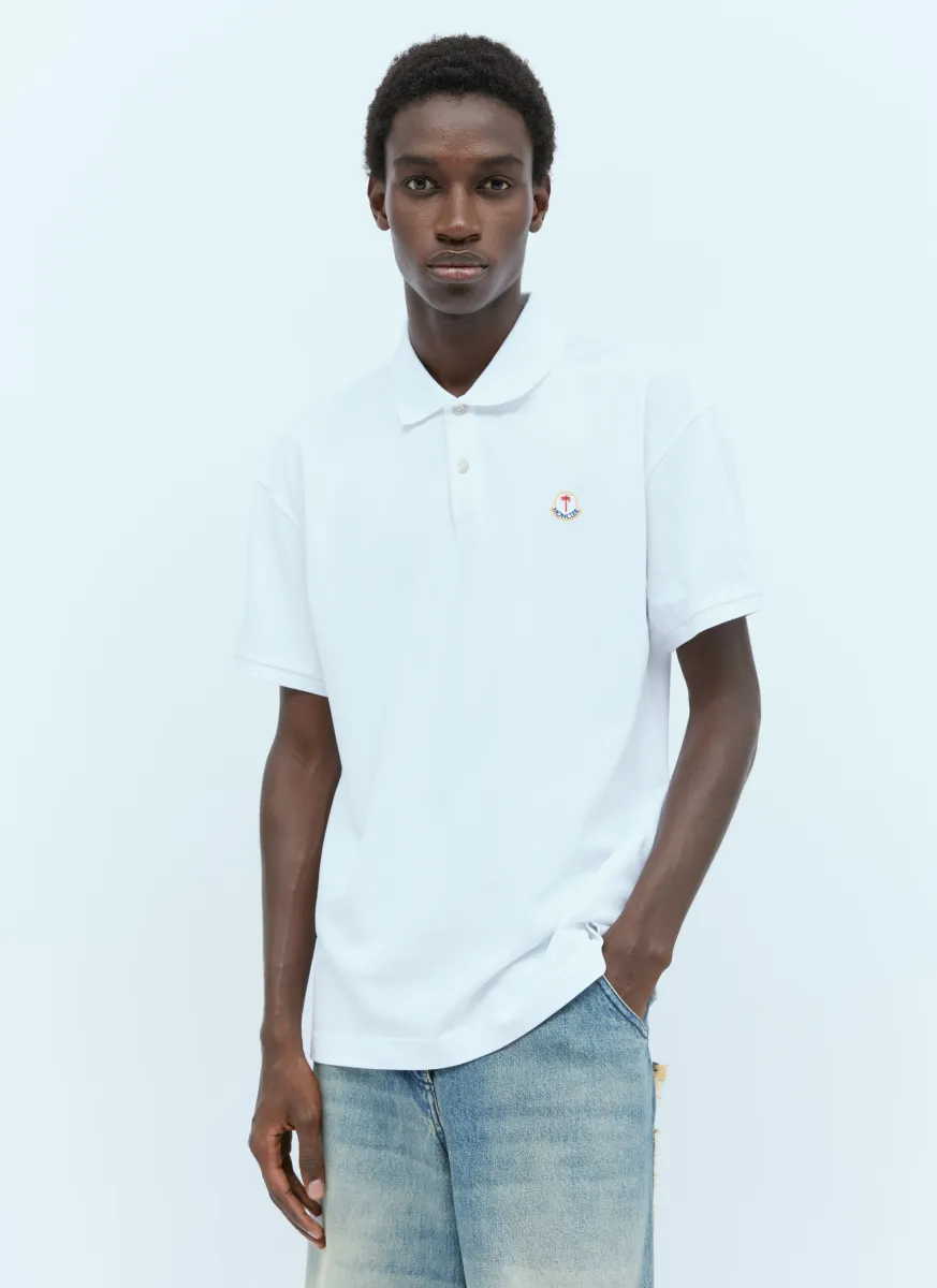 Logo Patch Polo Shirt