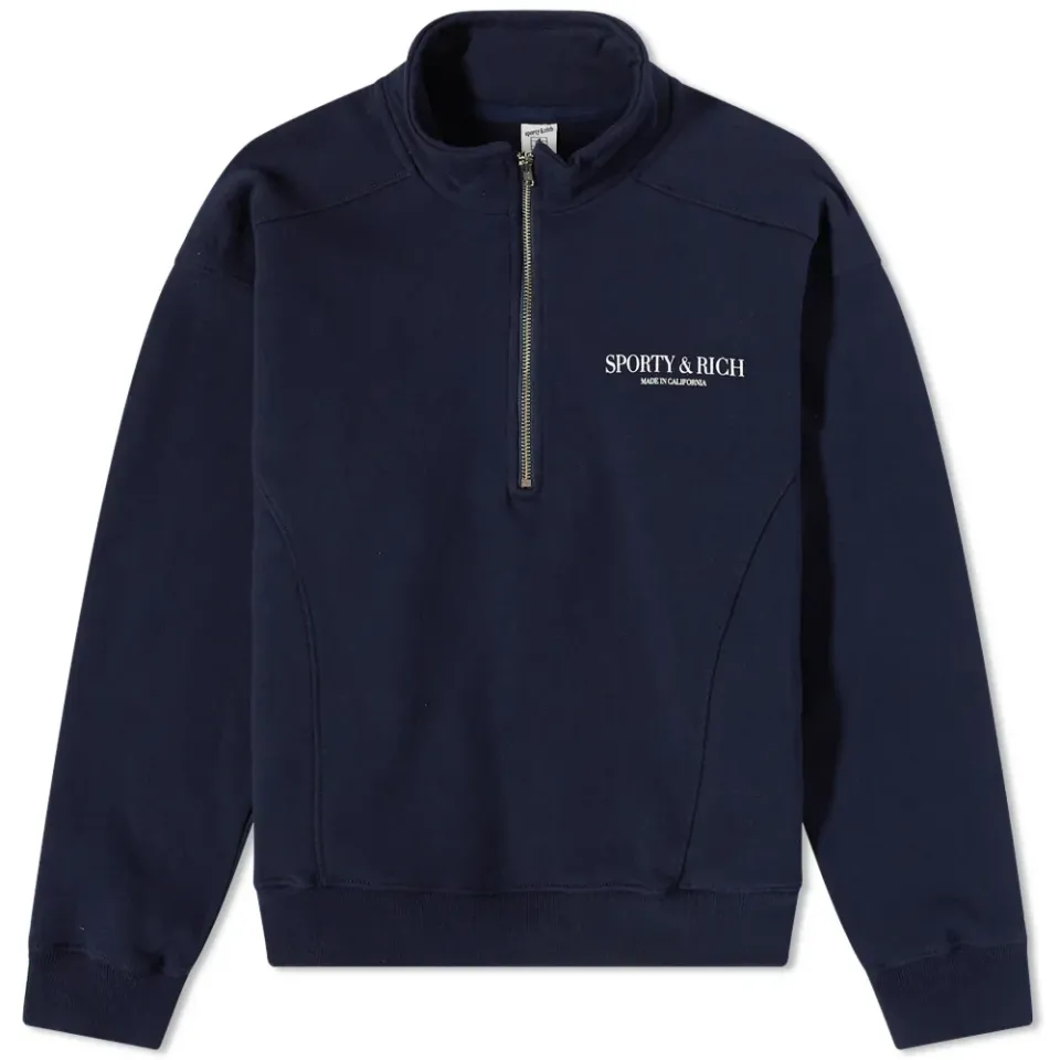 Script Logo Quarter Zip Sweat