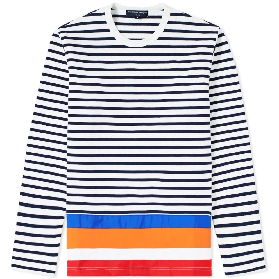 Comme des Garcons Homme Contrast Stripe Tee