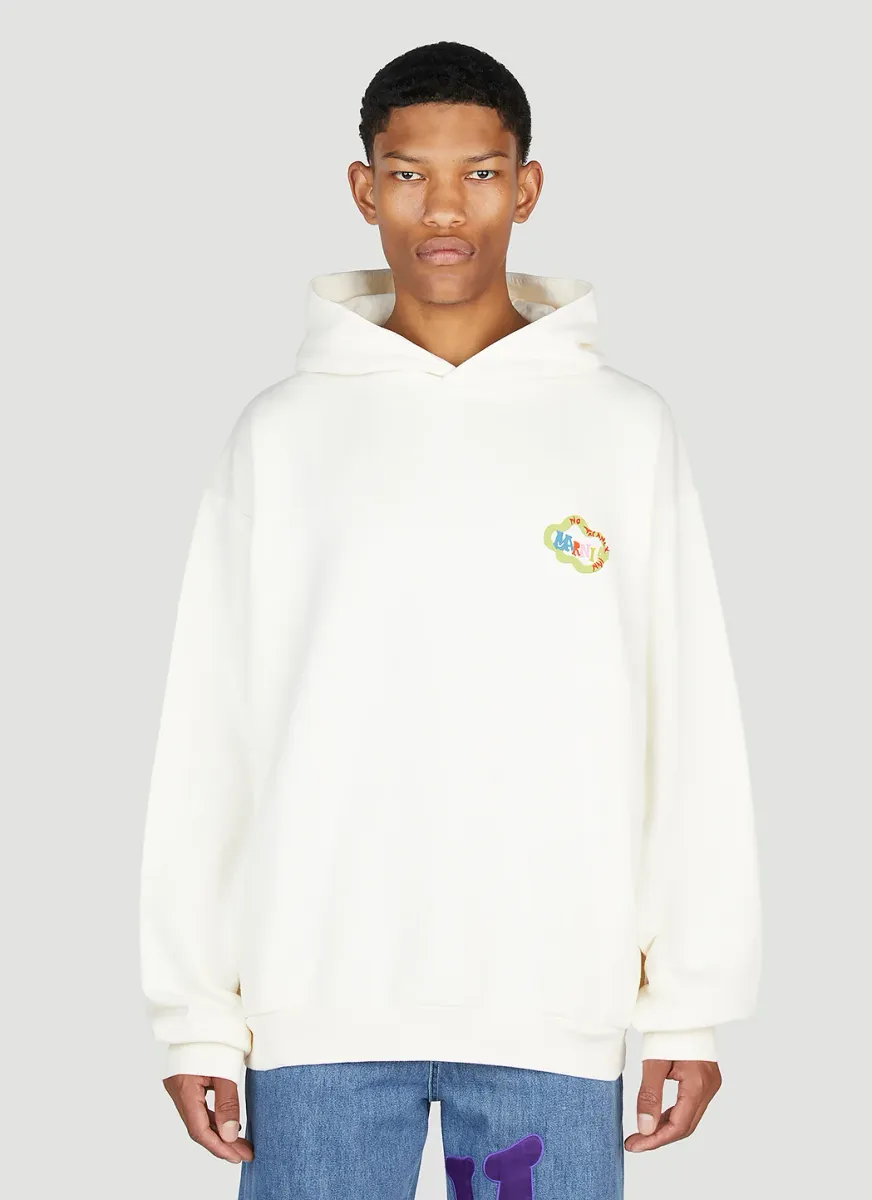 Ouroboros Snake Print Hooded Sweatshirt