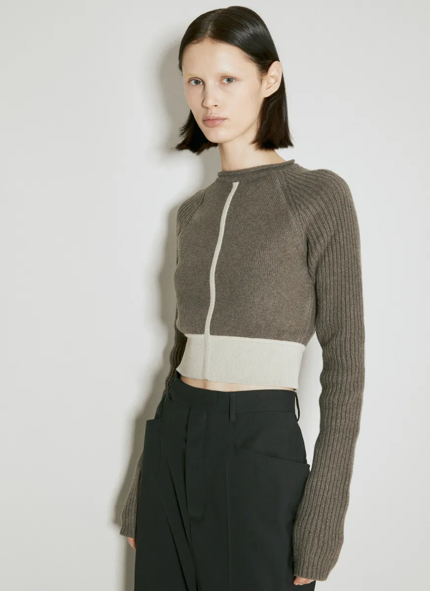 Cropped Cashmere Sweater
