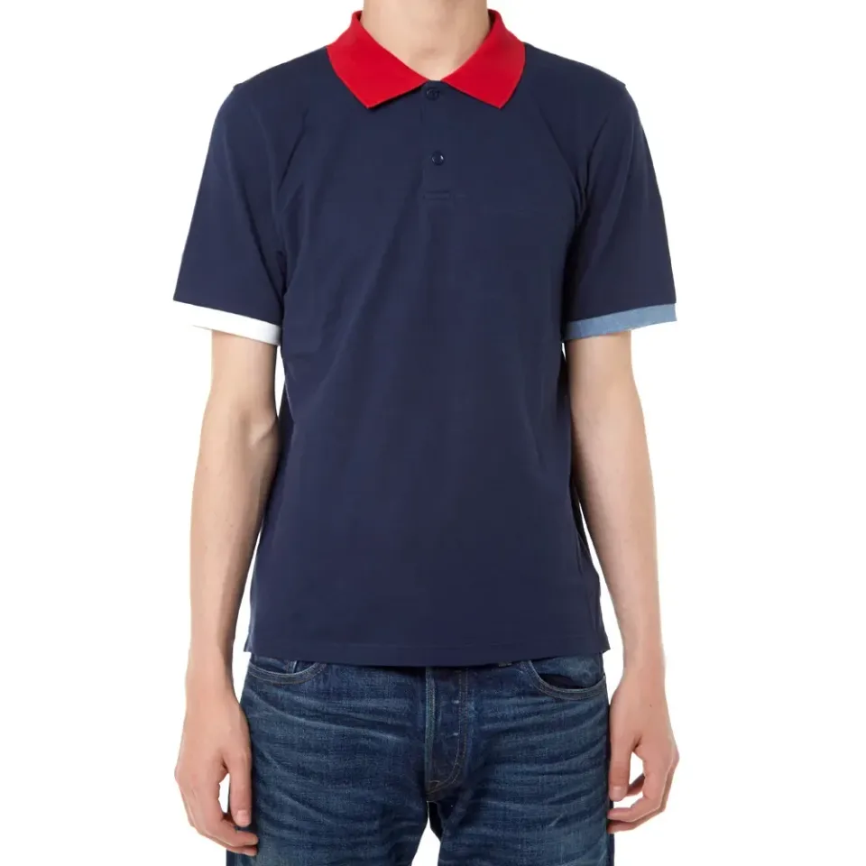 Contrast Collar Polo