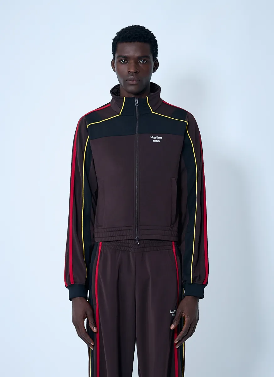 Logo Motif Shrunken Track Jacket