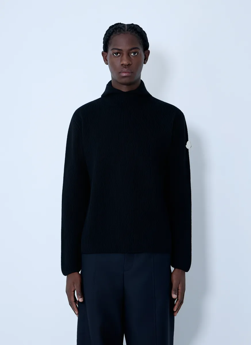 Felted Wool Hooded Sweater
