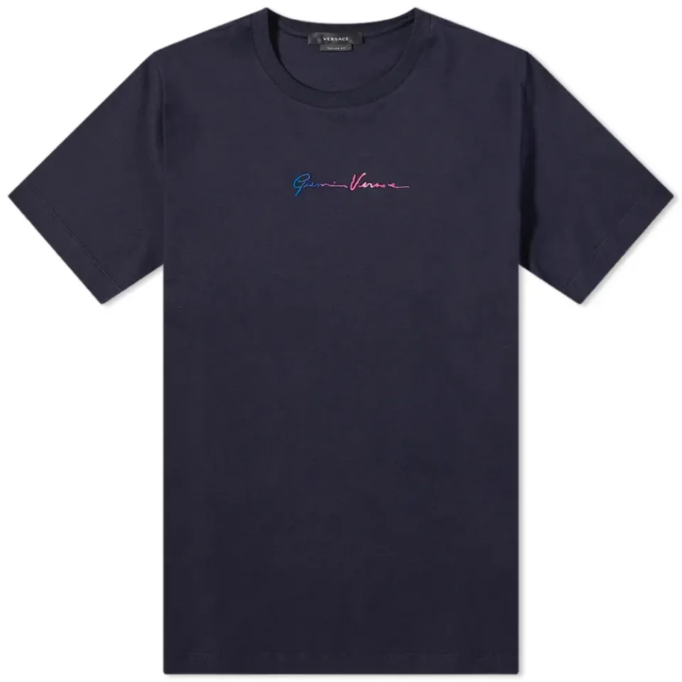 Embroidered Signature Logo T-Shirt