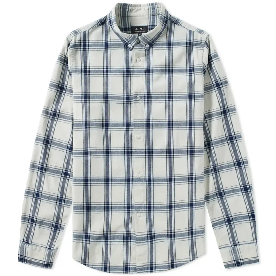 A.P.C. Button Down Checked Shirt