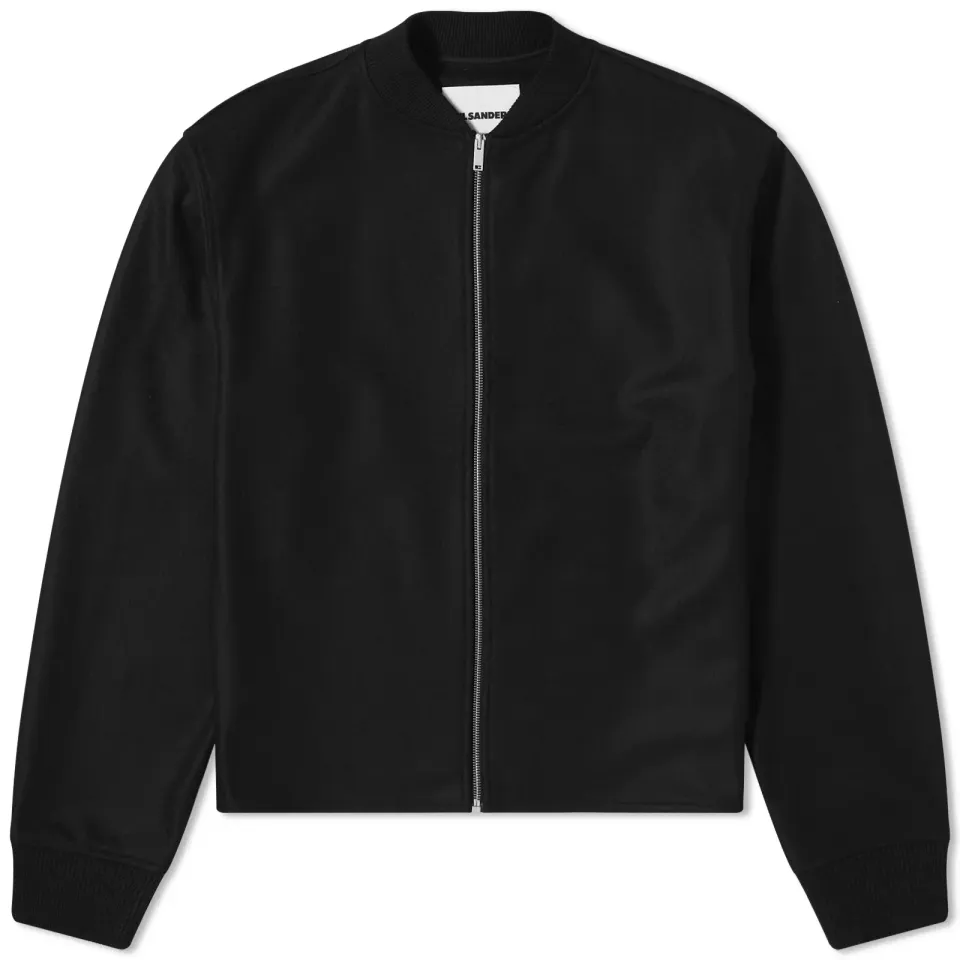 Melton Wool Bomber Jacket