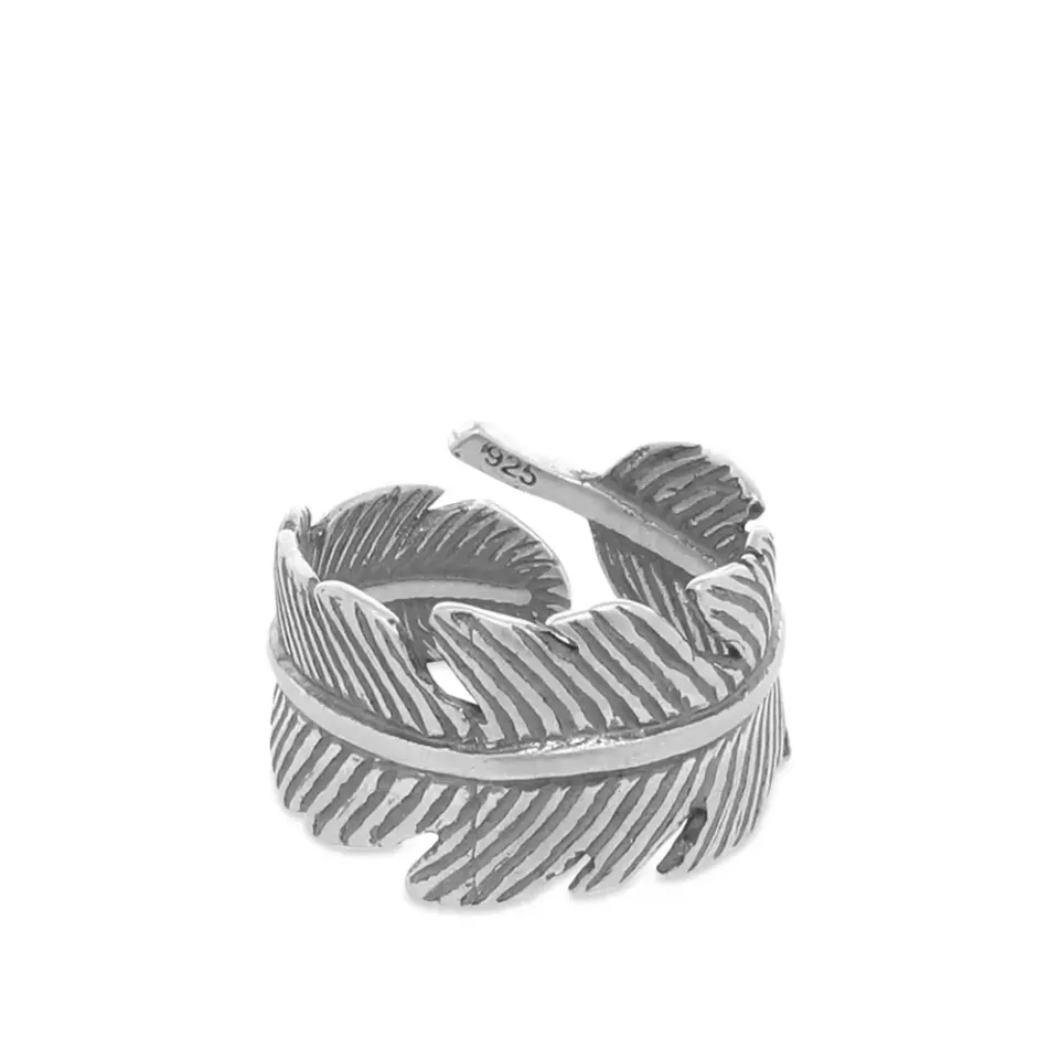 925 Feather Ring