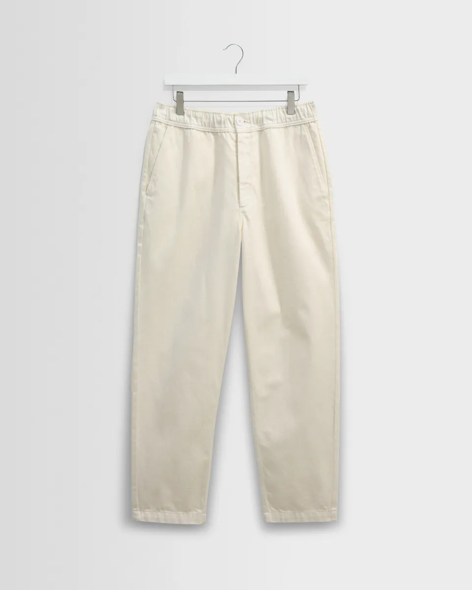 Kurt - Off White Organic Cotton Trousers