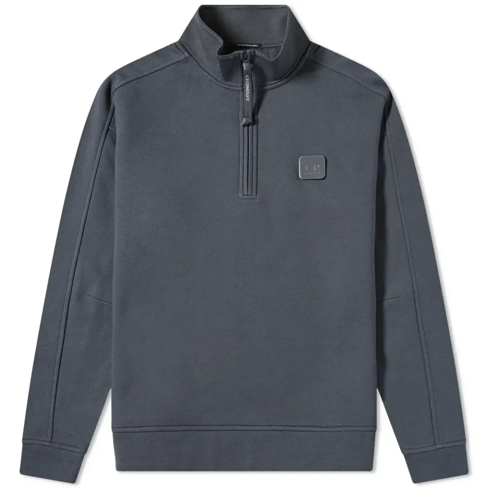 Metropolis Patch Logo Quarter Zip Sweat