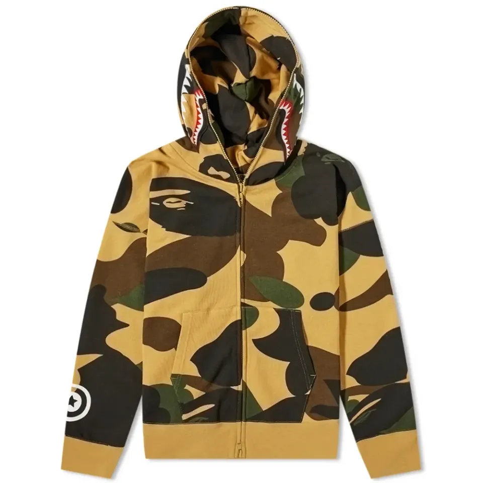 Giant 1st Camo Shark Loose Fit Full Zip Hoody