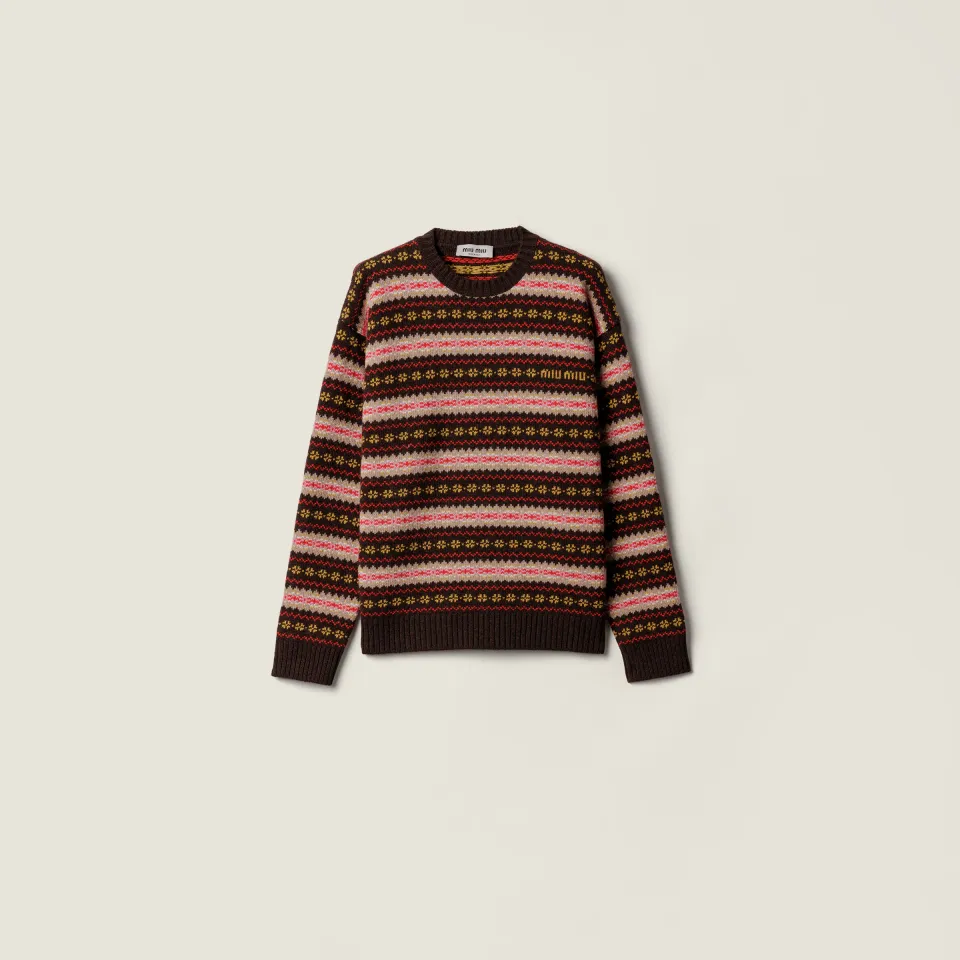 Wool crew-neck sweater