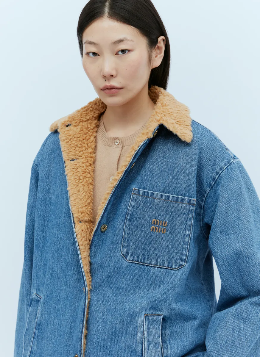 Denim Blouson Jacket