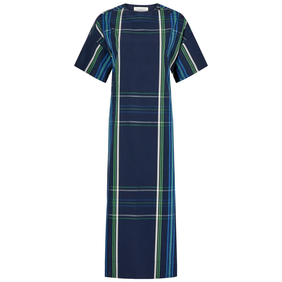 Check Midi Dress