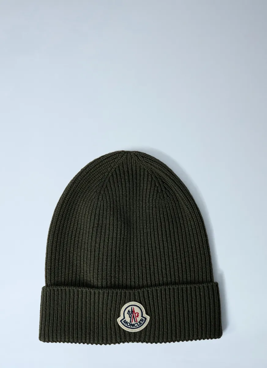 Logo Motif Beanie Hat