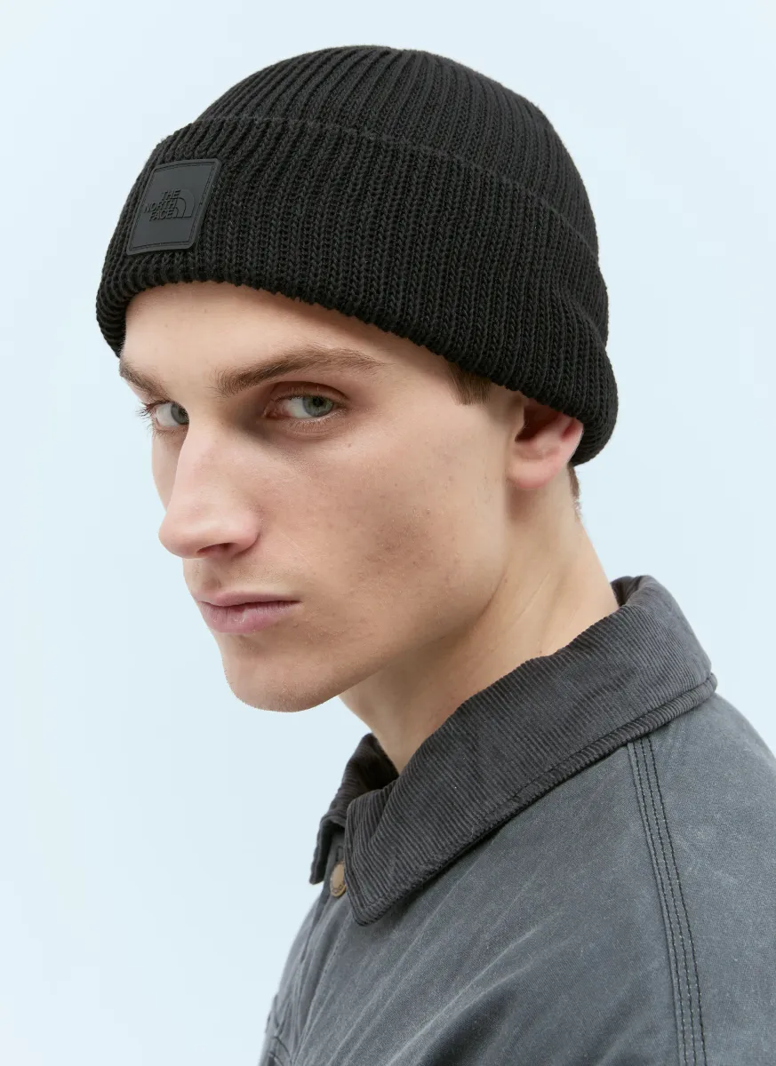 Logo Patch Beanie Hat