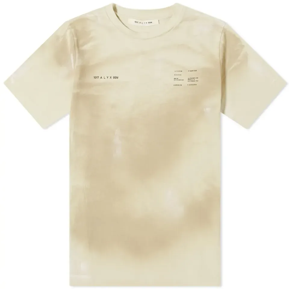 Painted Camo Double Logo Tee